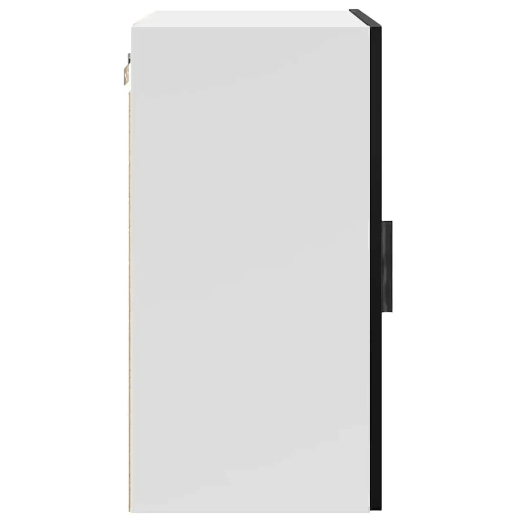 Black Engineered Wood Kitchen Wall Cabinet