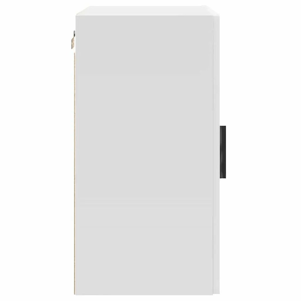 White Engineered Wood Wall Cabinet for Kitchens