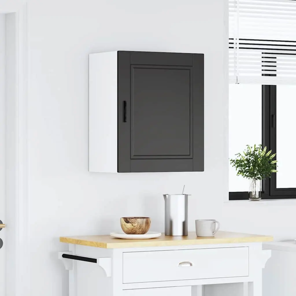 White Wall-Mounted Kitchen Storage Cabinet