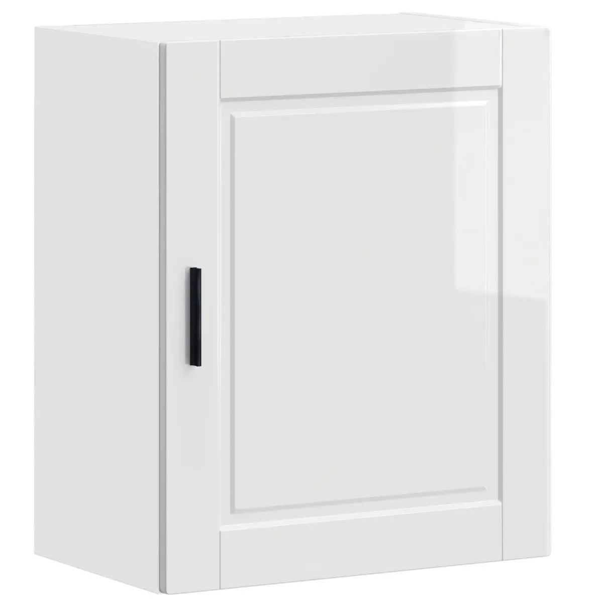 High Gloss Grey Kitchen Wall Cabinet Storage Cupboard