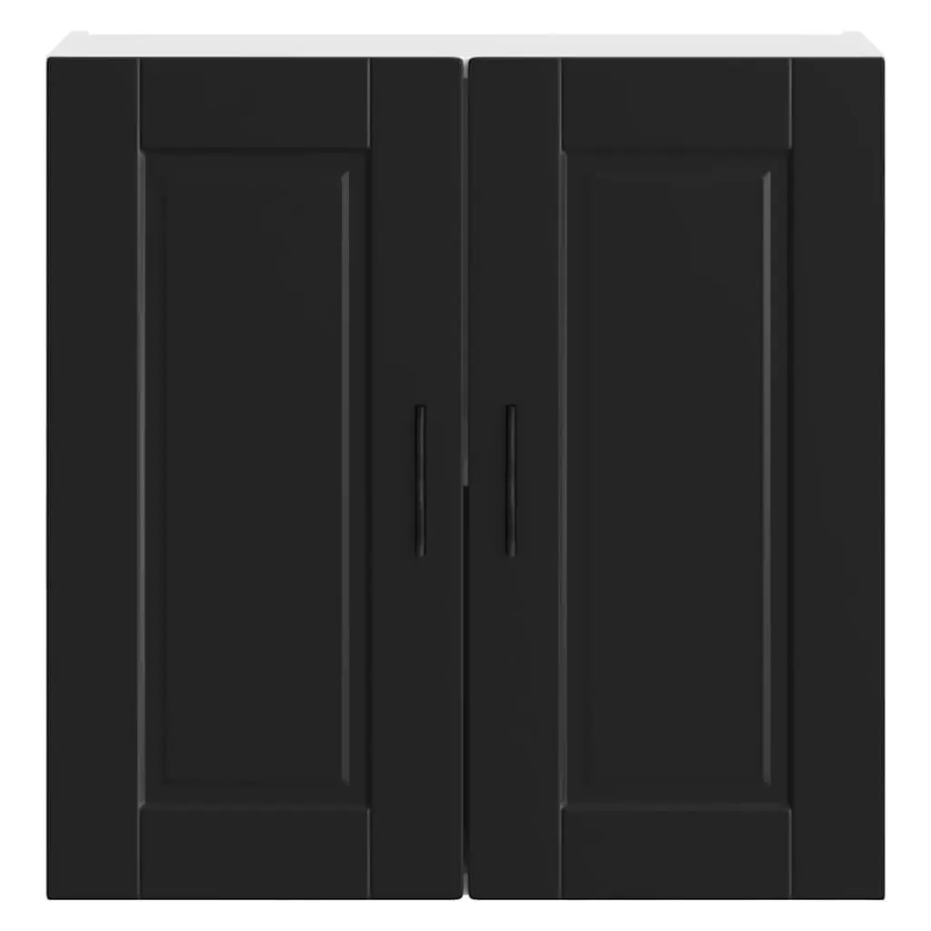 Black Engineered Wood Kitchen Wall Cabinet for Optimal Storage
