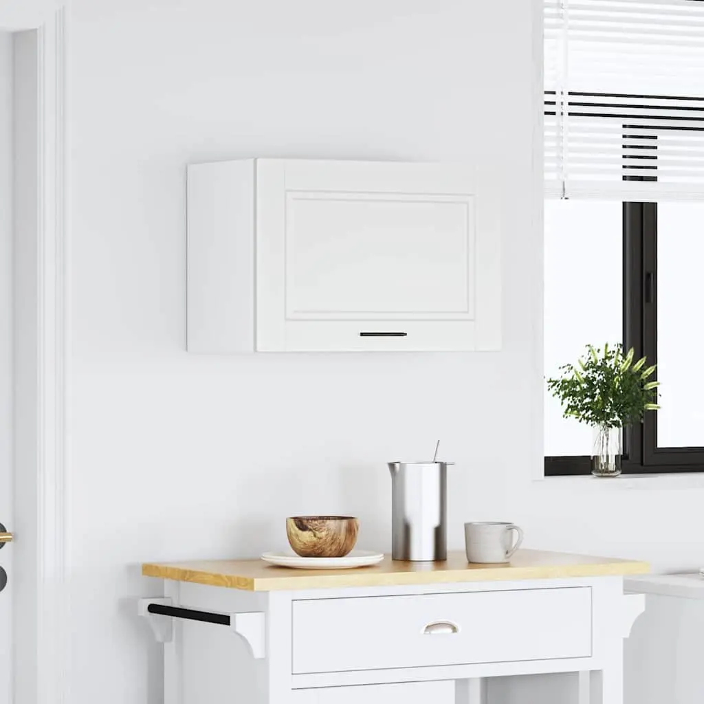 White Engineered Wood Kitchen Wall Cabinet