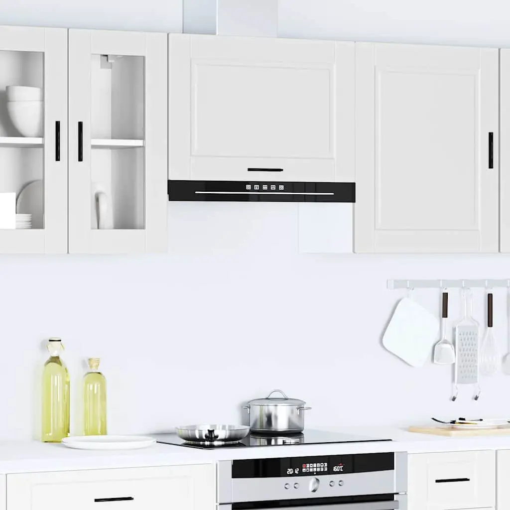 White Engineered Wood Kitchen Wall Cabinet