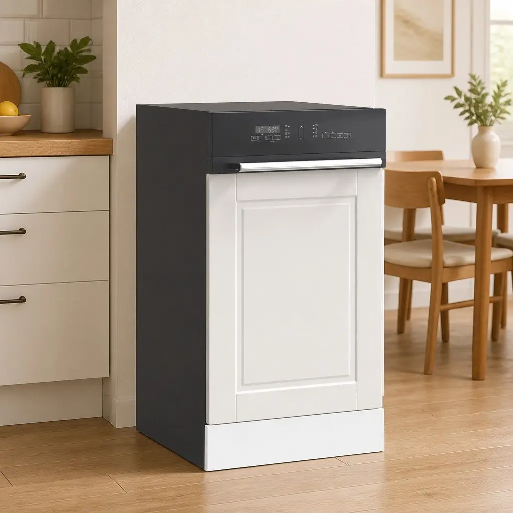 White Dishwasher Front Panel for Kitchen