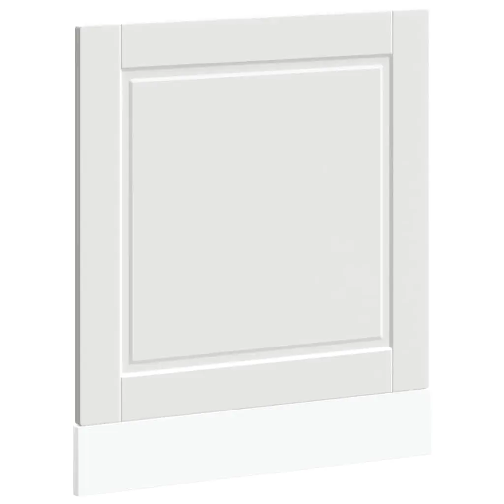 White Dishwasher Front Panel 60x1.5x57cm for Kitchen