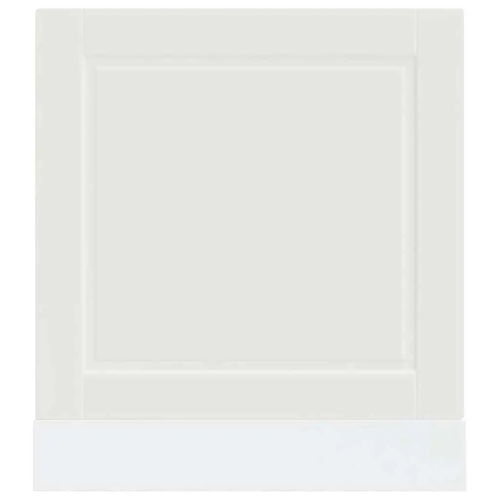White Dishwasher Front Panel 60x1.5x57cm for Kitchen