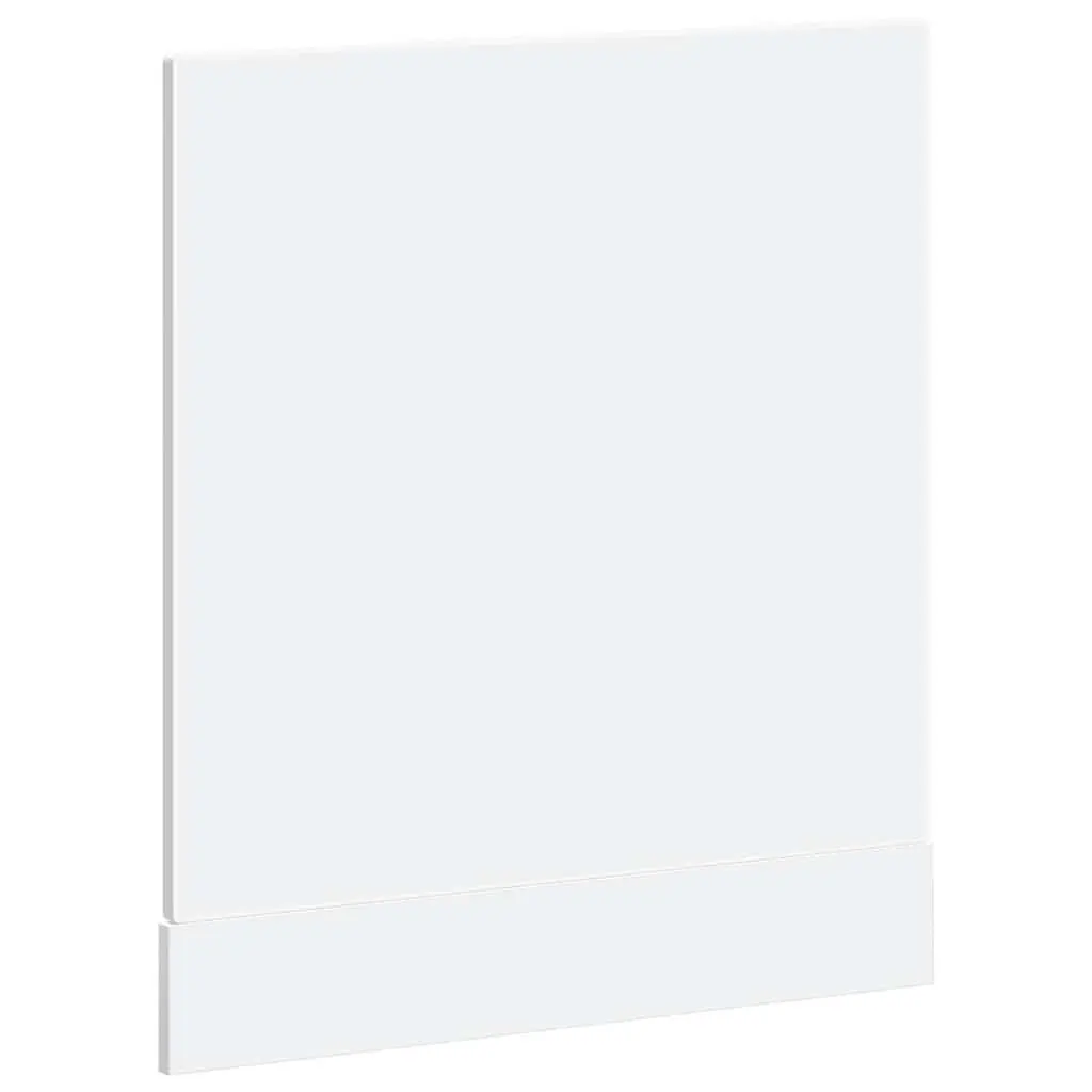 White Dishwasher Front Panel 60x1.5x57cm for Kitchen