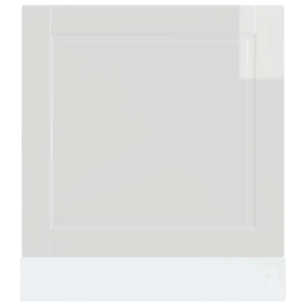 High Gloss White Dishwasher Panel for Kitchen Cabinets