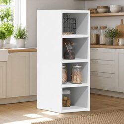 Sturdy White Wall-Mounted Kitchen Cabinet 20x29.5x60cm