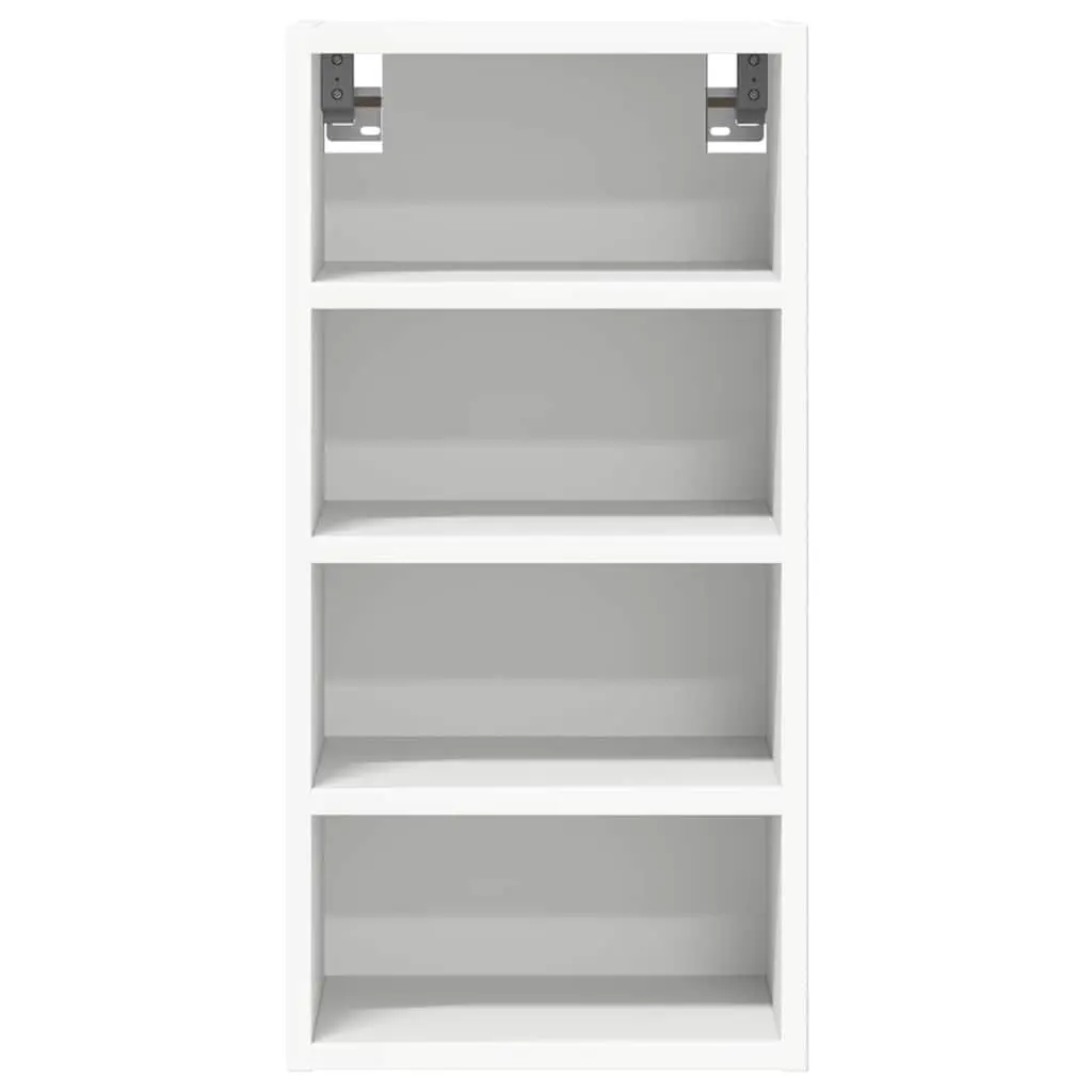 White Wall-Mounted Kitchen Cabinet for Storage