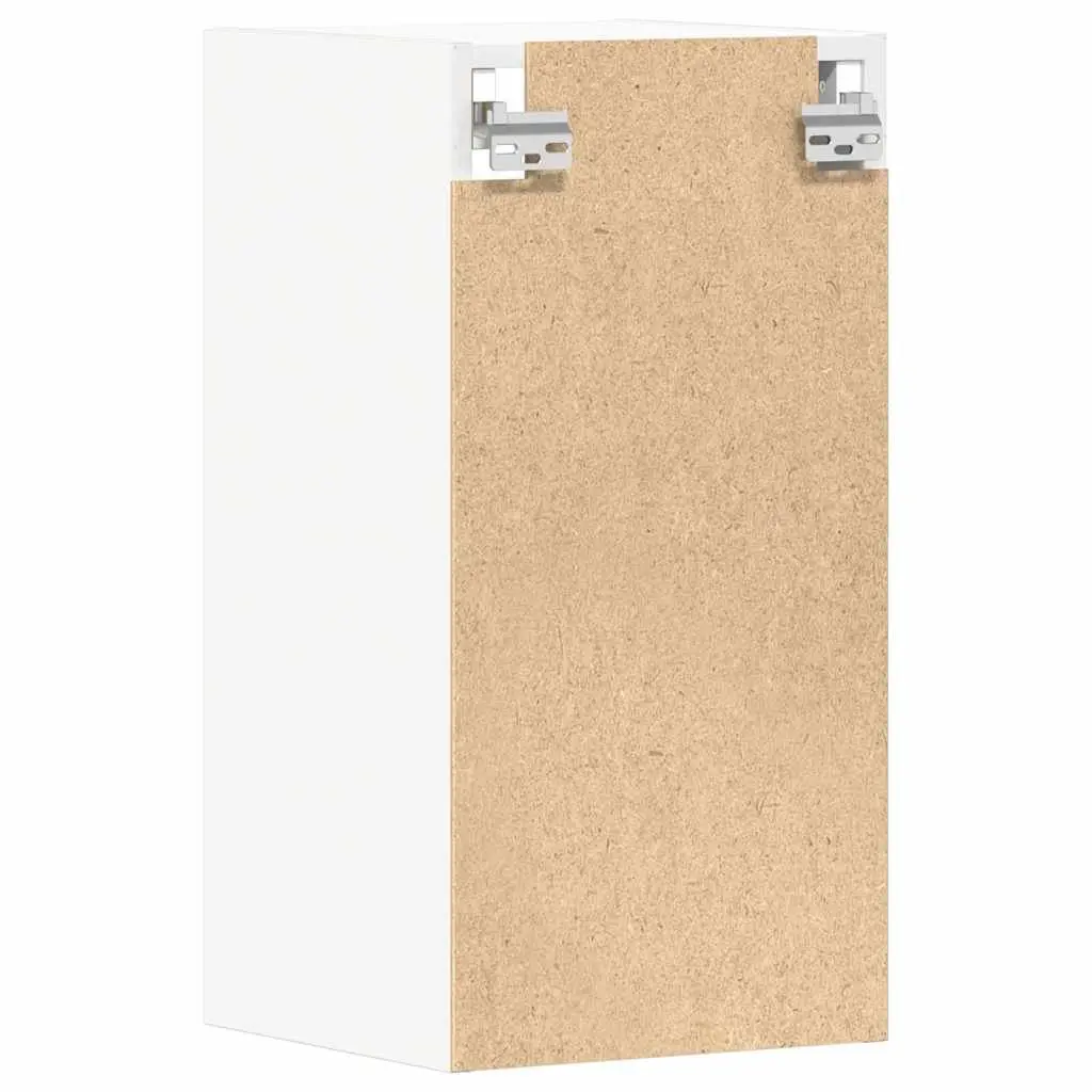 White Wall-Mounted Kitchen Cabinet for Storage