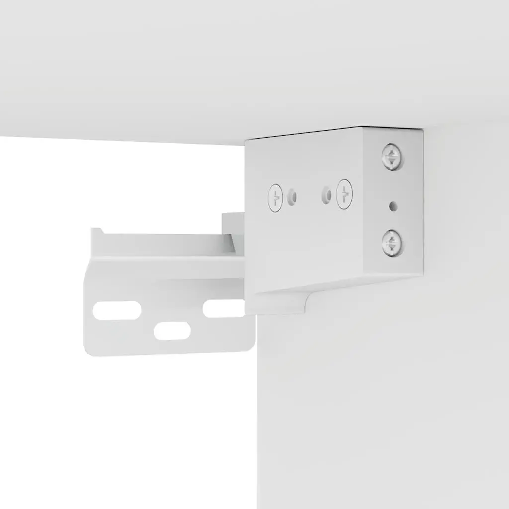 White Wall-Mounted Kitchen Cabinet for Storage