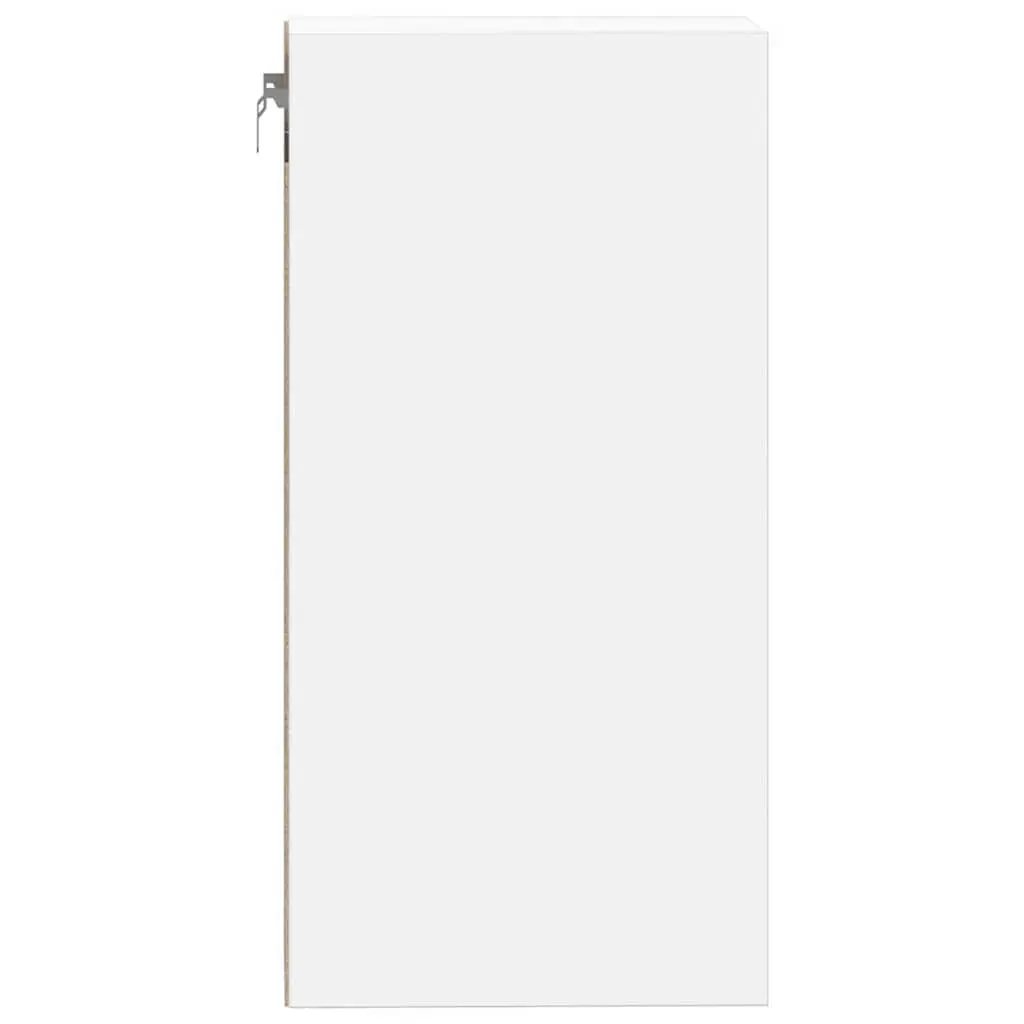 White Wall-Mounted Hanging Kitchen Cabinet