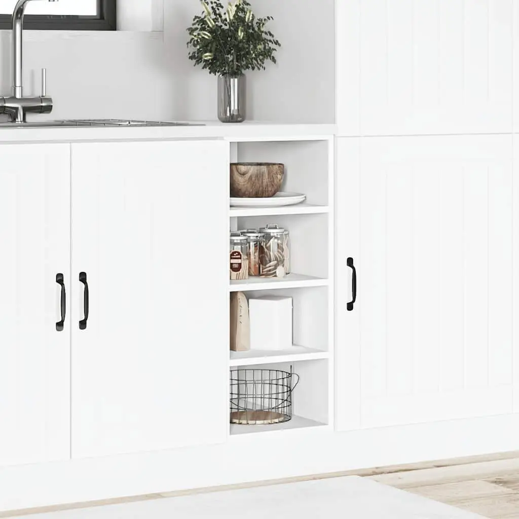White Bottom Kitchen Cabinet for Storage 30x44.5x81.5cm