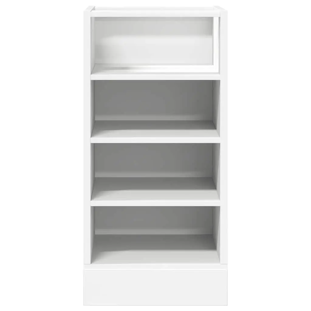 White Storage Cupboard for Kitchen with Engineered Wood