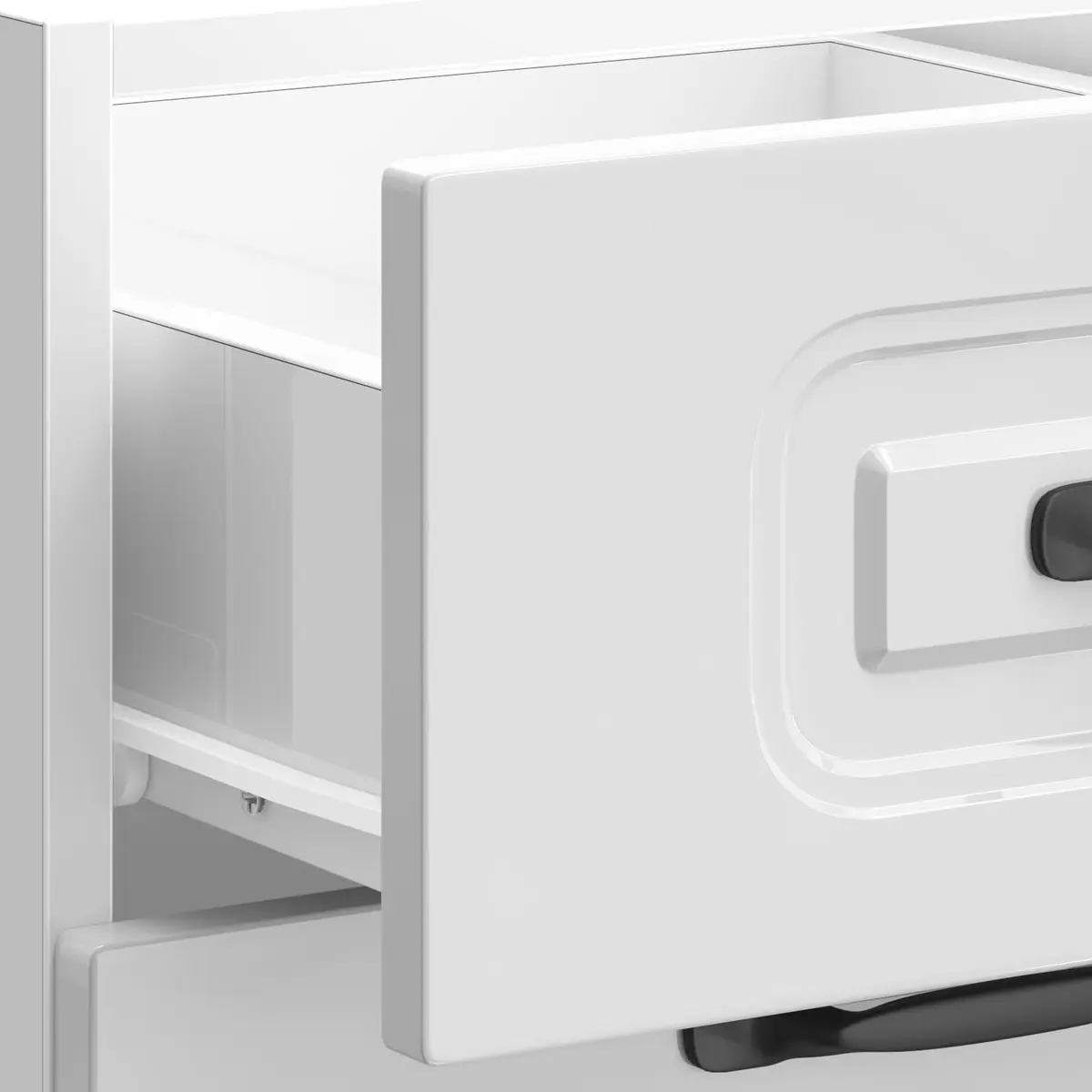 High Gloss White Kitchen Base Cabinet for Storage