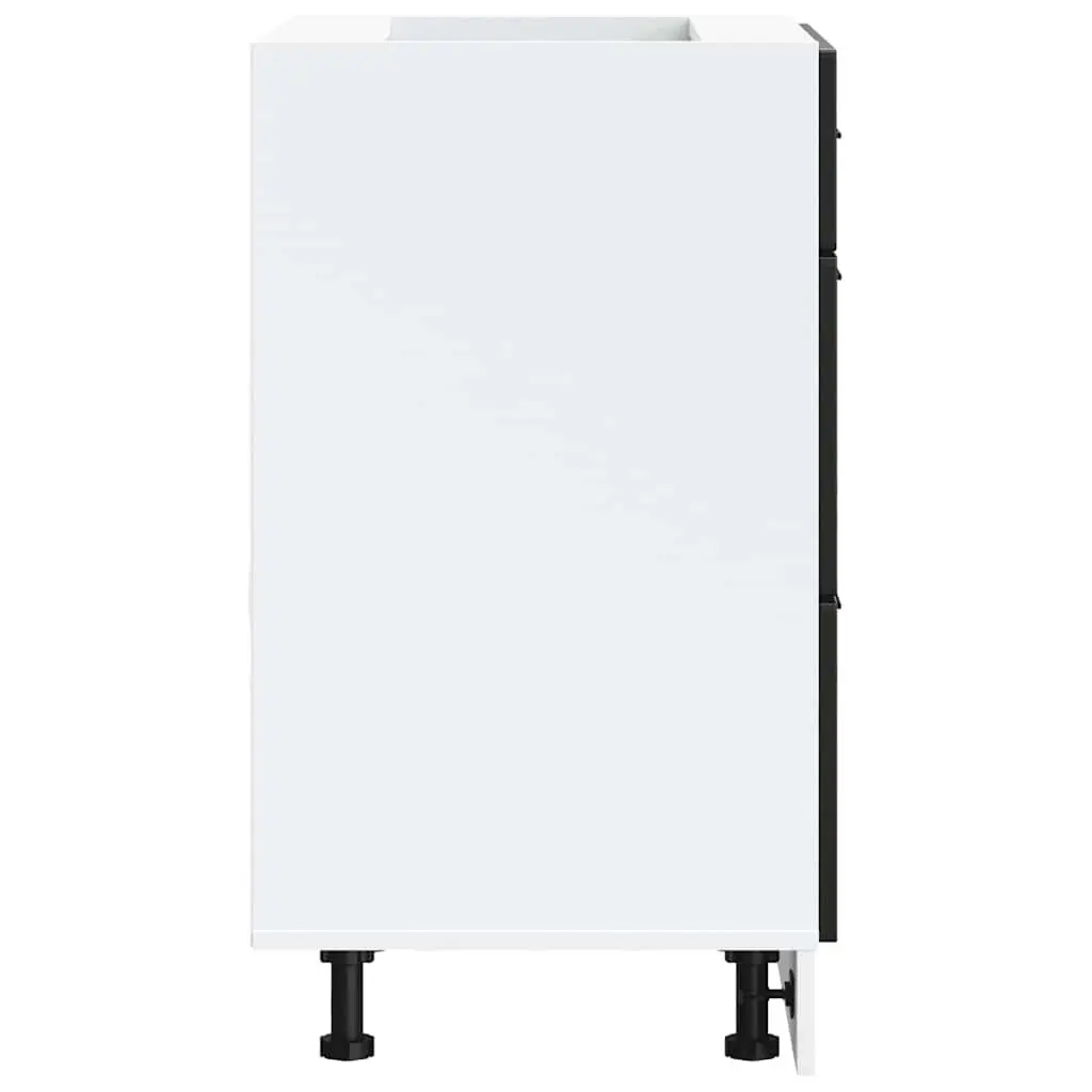 Black Kitchen Base Cabinet Organiser