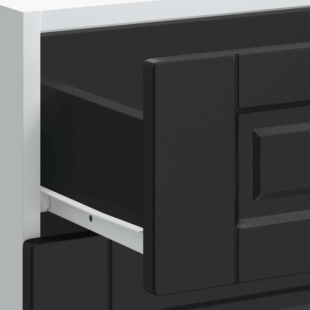 Black Kitchen Base Cabinet Organiser