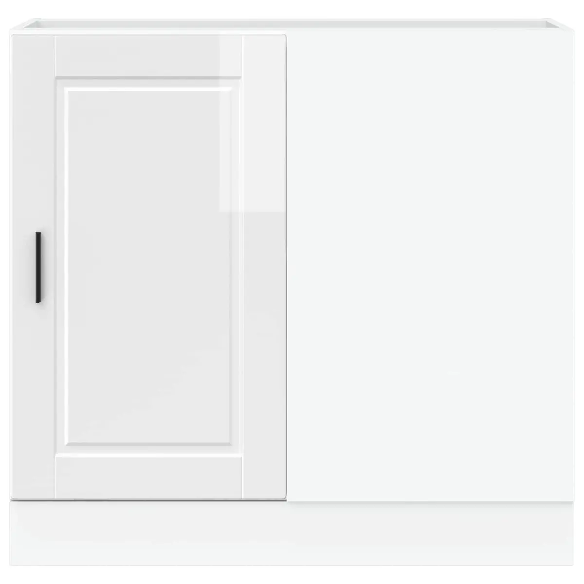 High Gloss White Kitchen Base Cabinet Storage Unit
