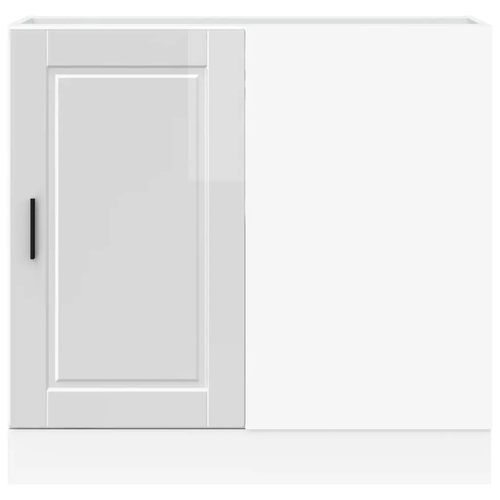 High Gloss White Kitchen Base Cabinet Storage Unit