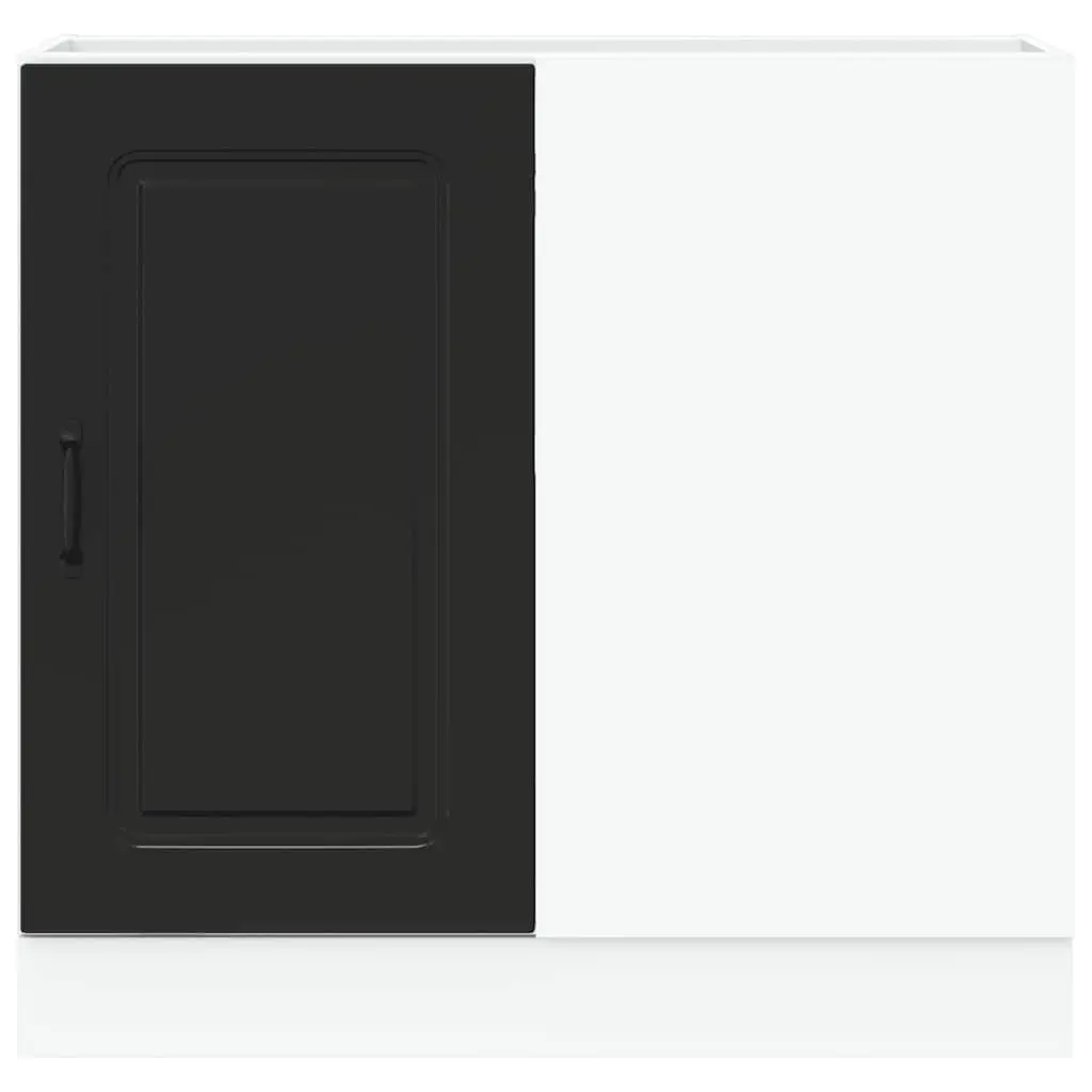 Black Engineered Wood Kitchen Base Cabinet