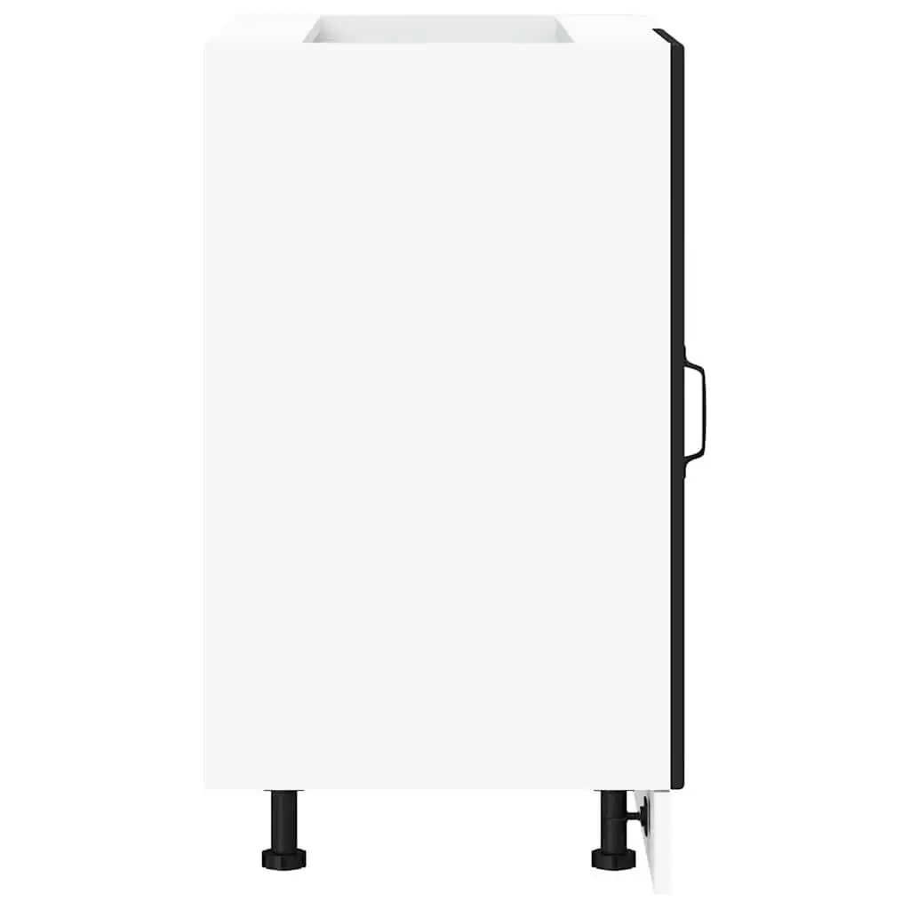 Black Engineered Wood Kitchen Base Cabinet