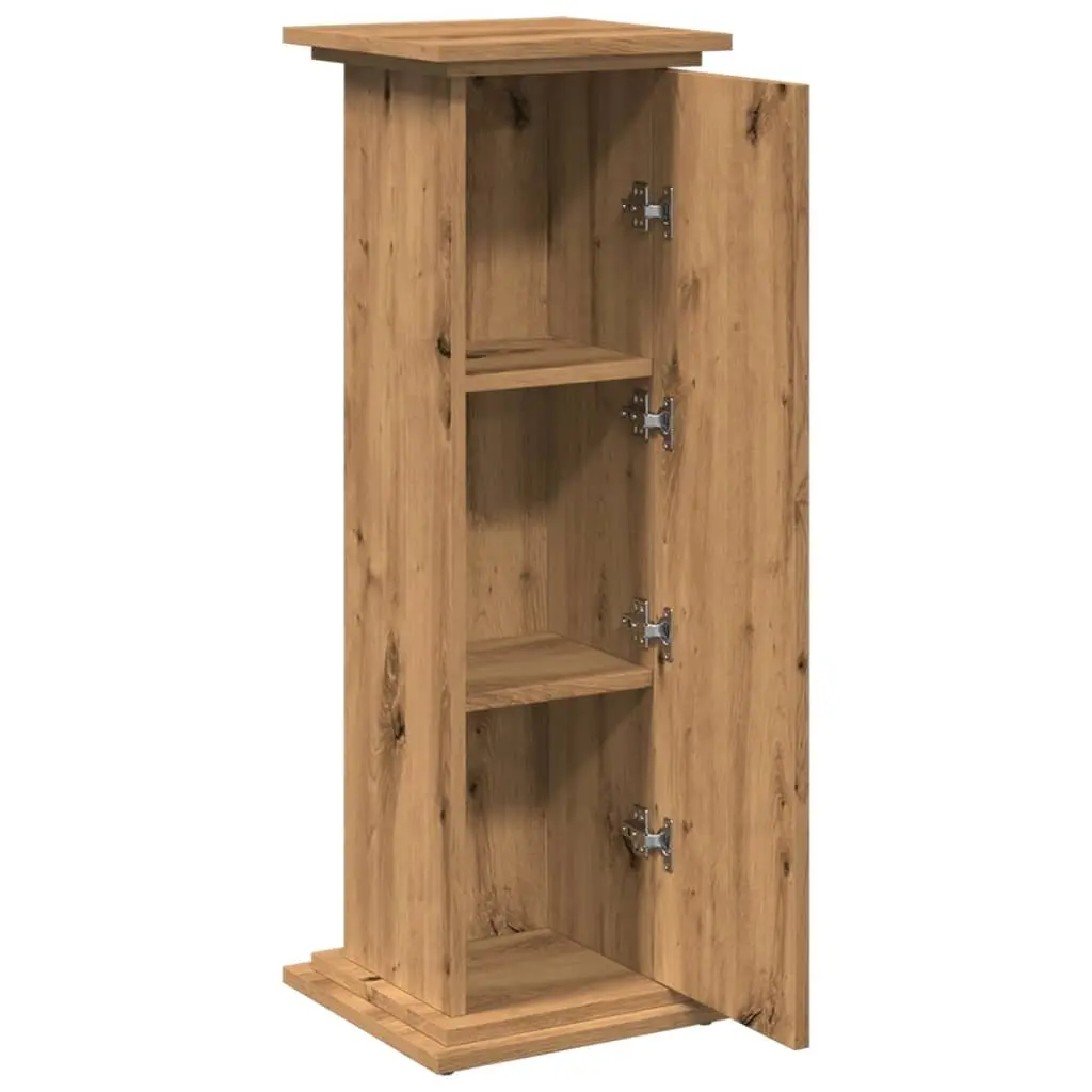 Display Stand Engineered Wood 31x30x90cm Brown