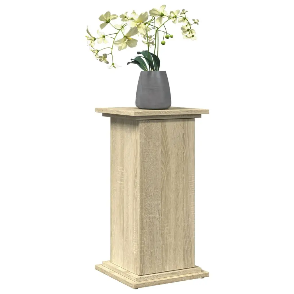 Pillar-Style Display Stand with Storage