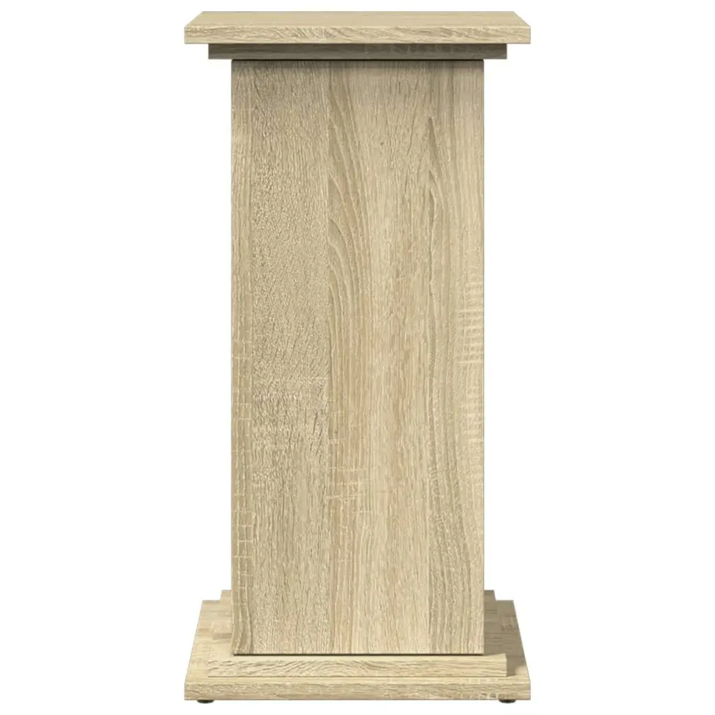 Pillar-Style Display Stand with Storage