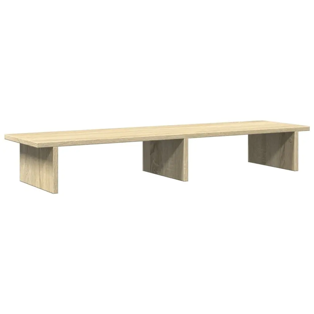 Sonoma Oak Monitor Stand Riser for Organising
