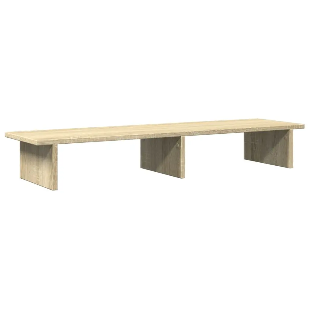 Sonoma Oak Monitor Stand Riser for Organising