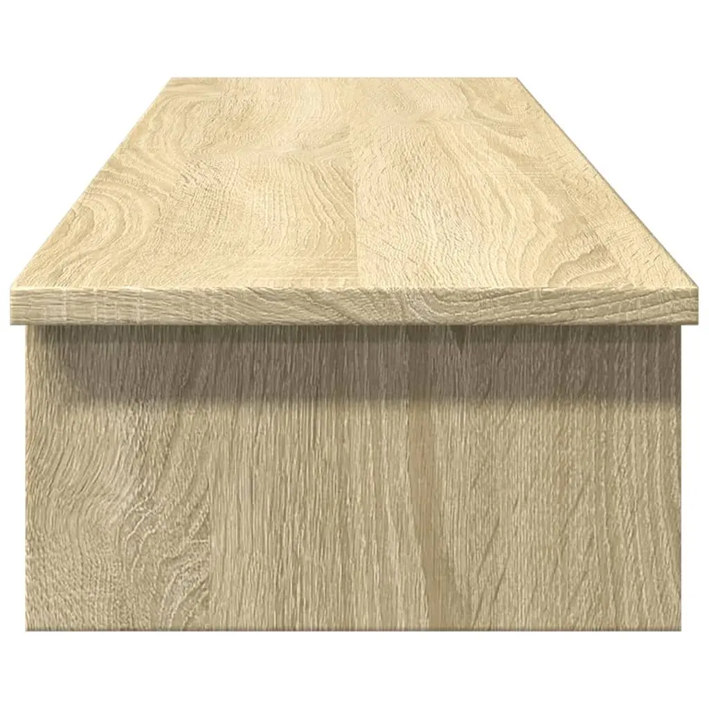 Sonoma Oak Monitor Stand Riser for Organising
