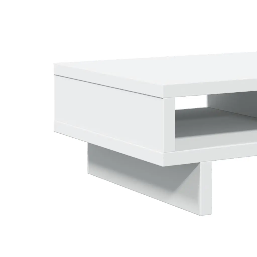 Monitor Stand Engineered Wood 50 x 27 x 15 cm White