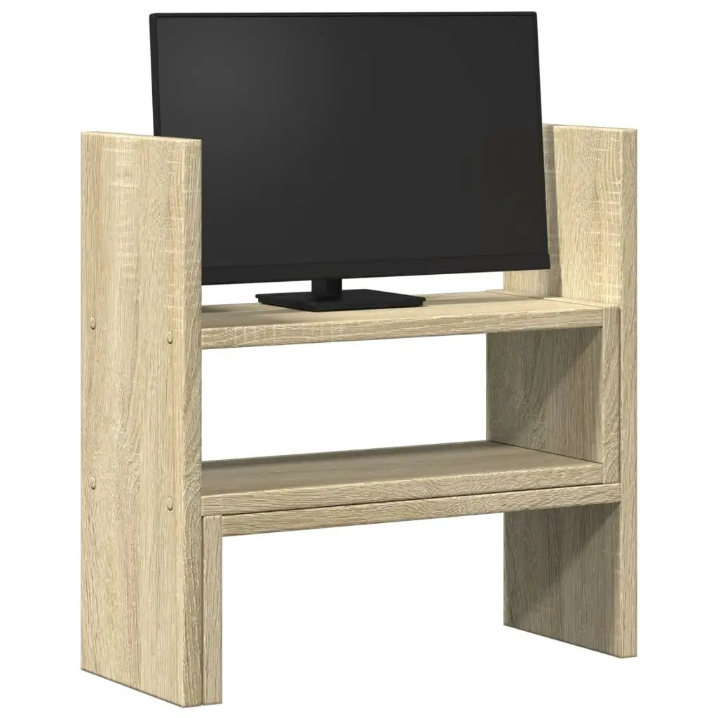 Adjustable Two Piece Desk Organiser with Shelf Rack