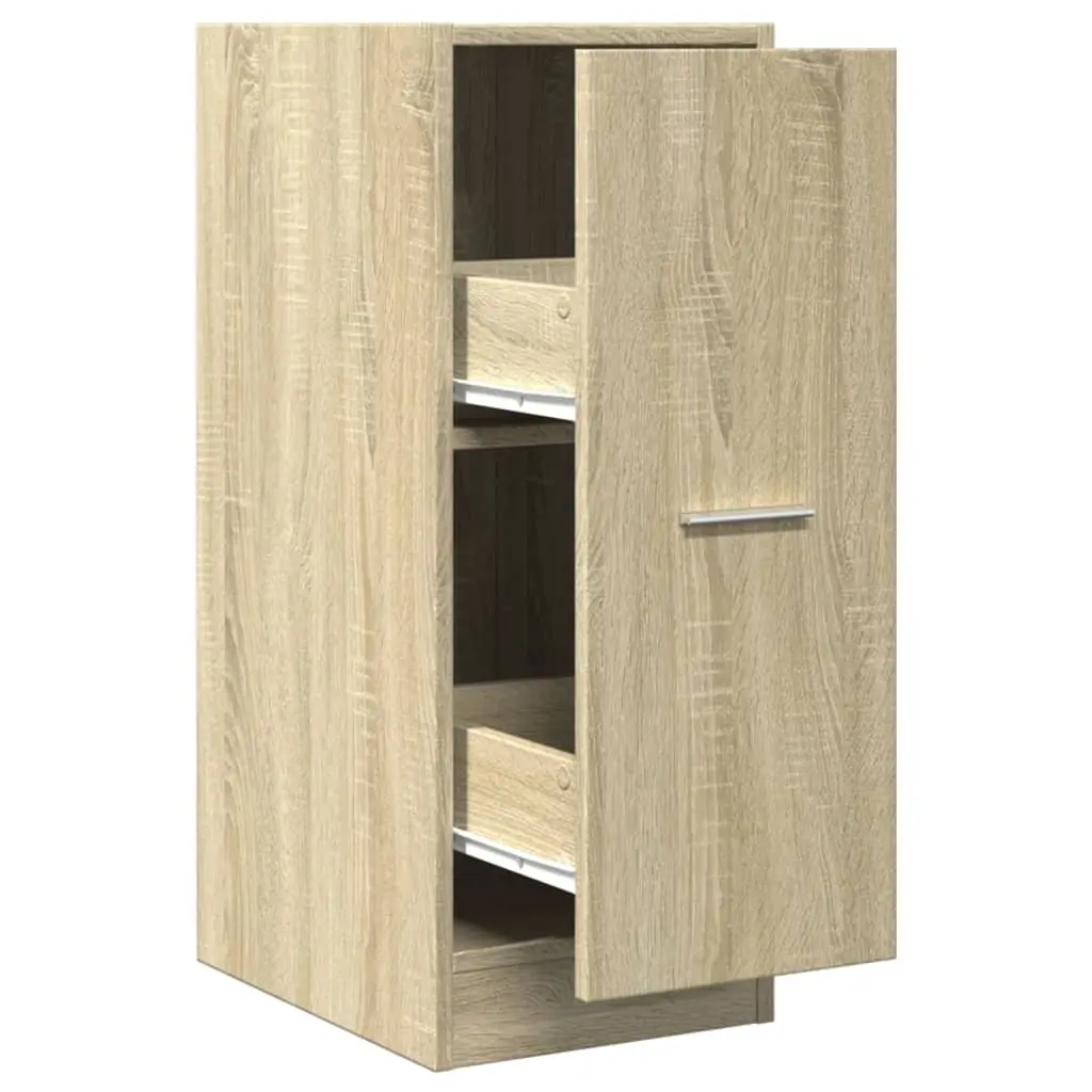 Sonoma Oak Apothecary Cabinet with Durable Construction