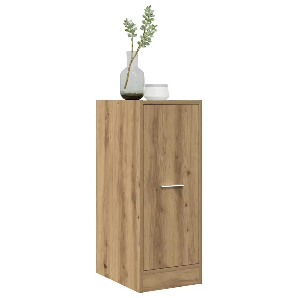 Brown Engineered Wood Apothecary Storage Cabinet