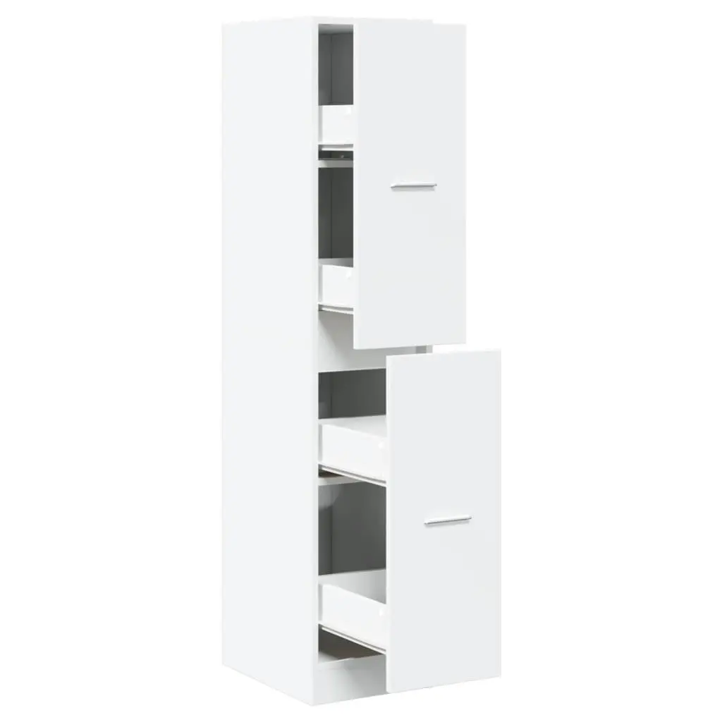 White Apothecary Cabinet for Storage