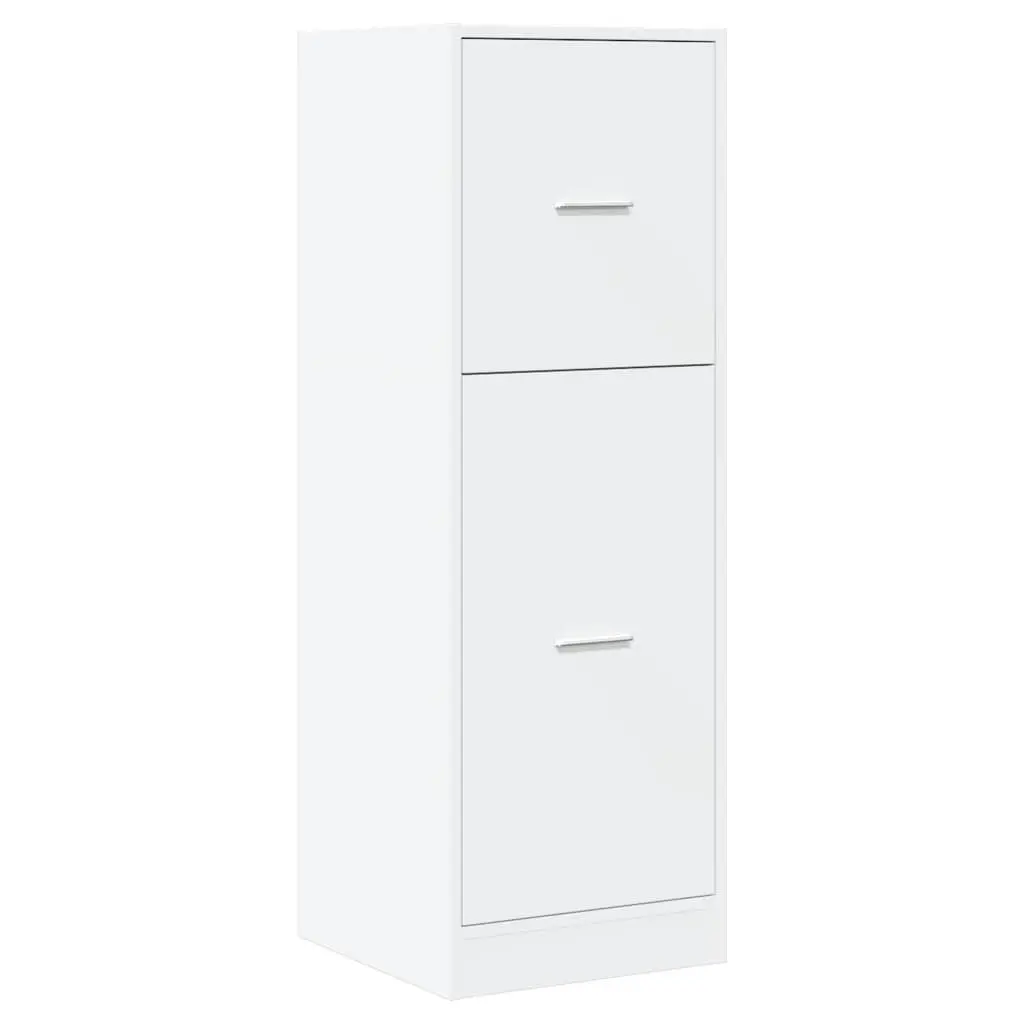 White Apothecary Storage Cabinet 40x41x118cm