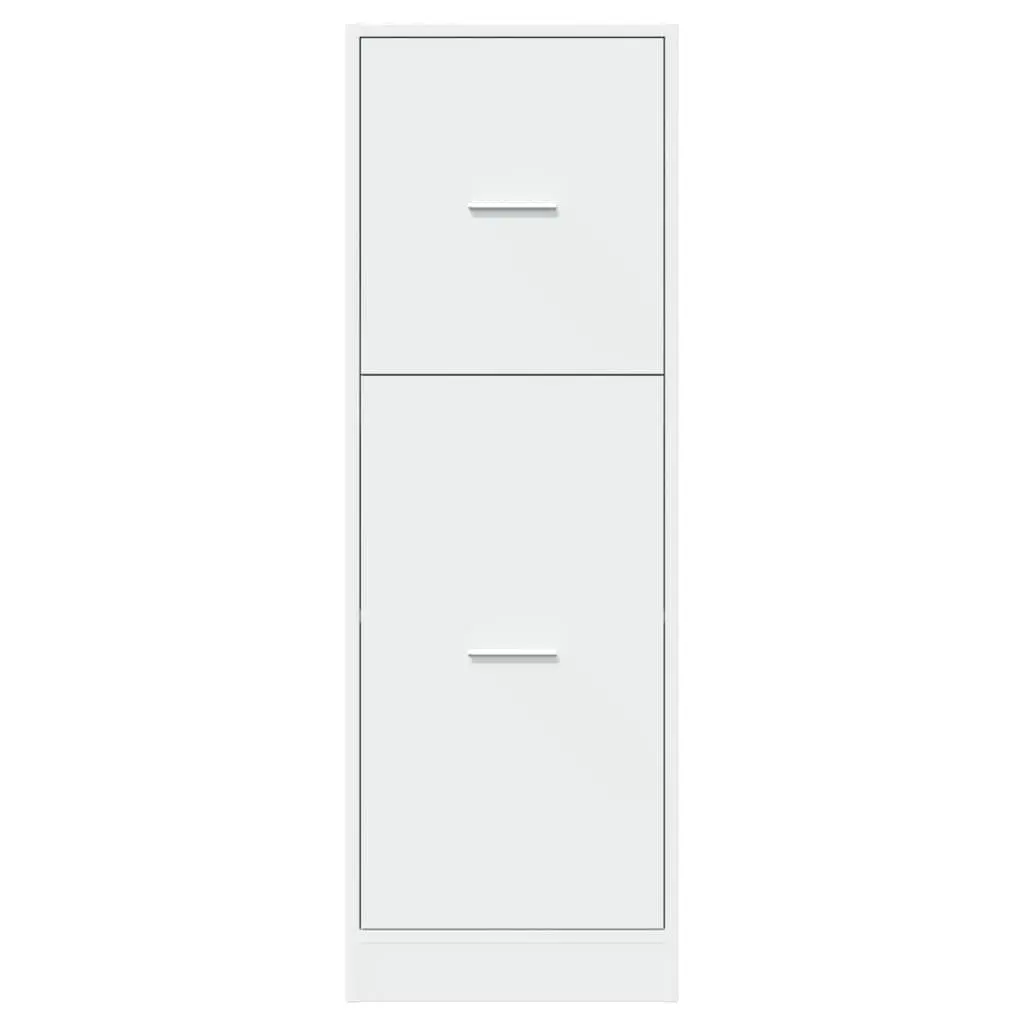 White Apothecary Storage Cabinet 40x41x118cm