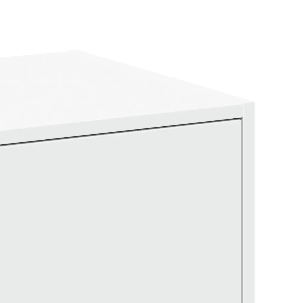 White Apothecary Storage Cabinet 40x41x118cm