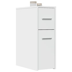 Sturdy Narrow Bathroom Storage Cabinet with Wheels