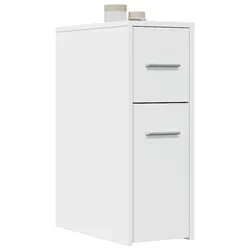 Sturdy Narrow Bathroom Storage Cabinet with Wheels