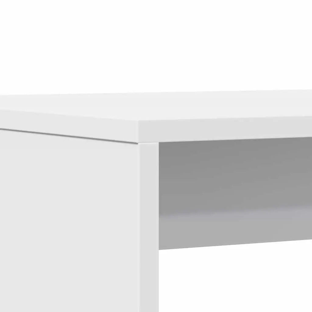 White Dining Table and Bench Set for Family Meals