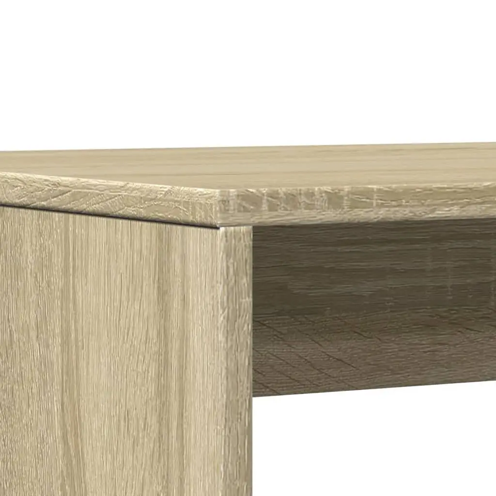 Engineered Wood Dining Table and Bench Set