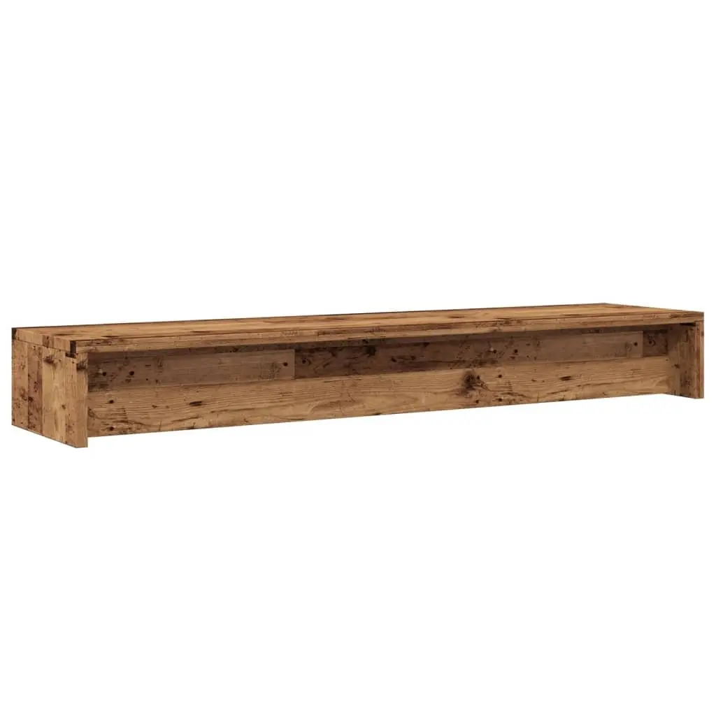 Monitor Stand Riser Engineered Wood 100 x 24 x 13 cm Old Wood