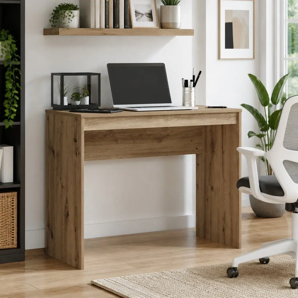 Engineered Wood Desk 90x40x72cm Brown