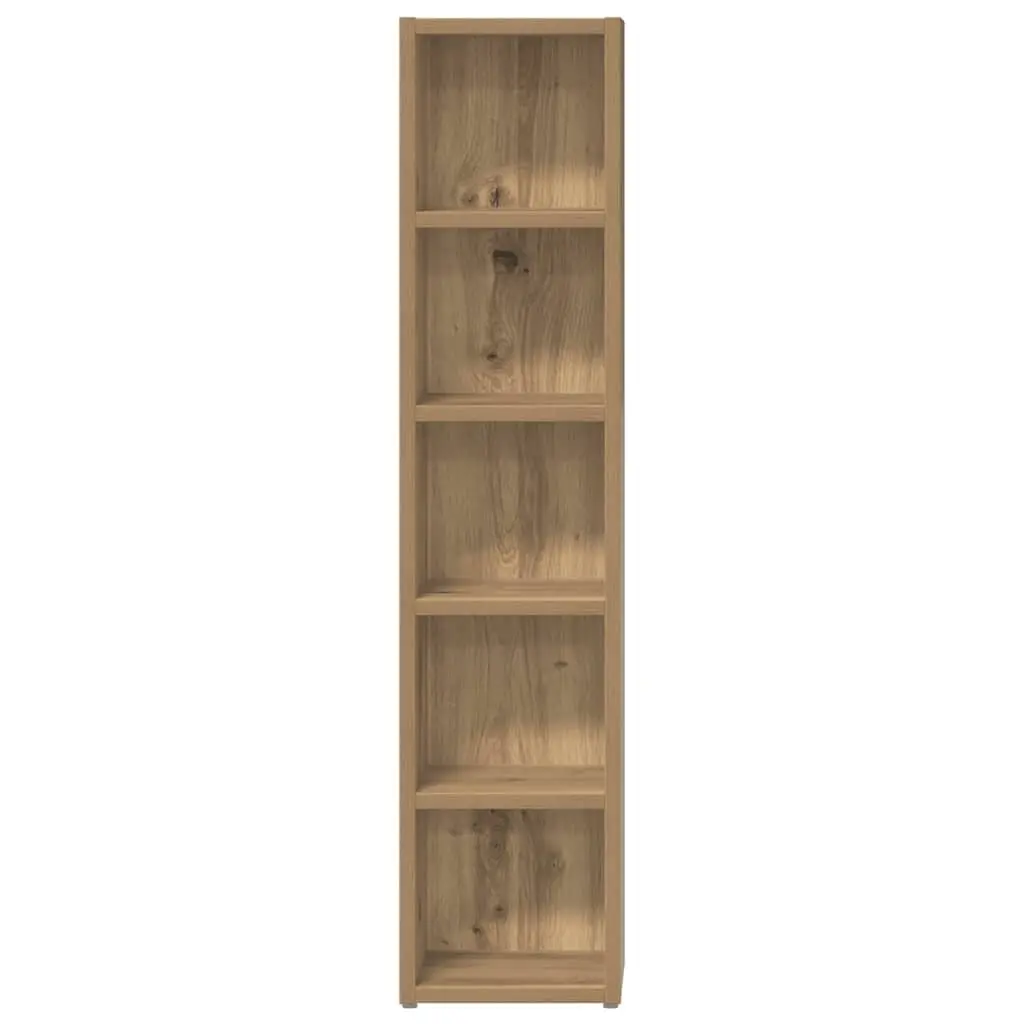Engineered Wood CD Storage Cabinet with 5 Compartments
