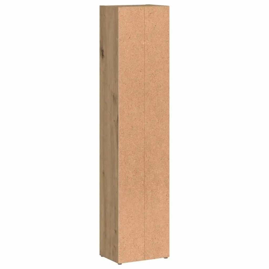 Engineered Wood CD Storage Cabinet with 5 Compartments