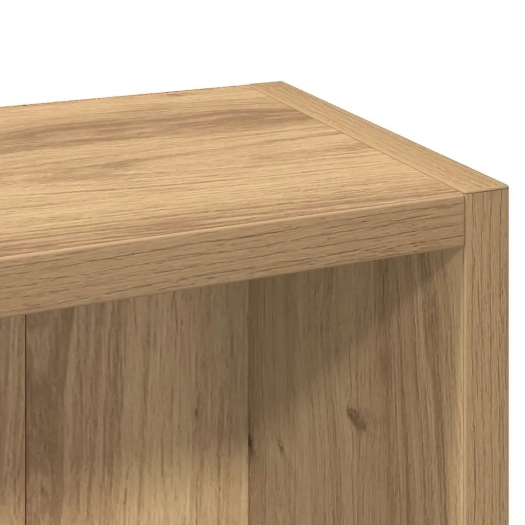 Engineered Wood CD Storage Cabinet with 5 Compartments
