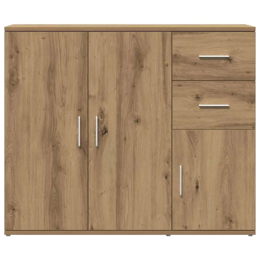 Brown Engineered Wood Sideboard with Ample Storage